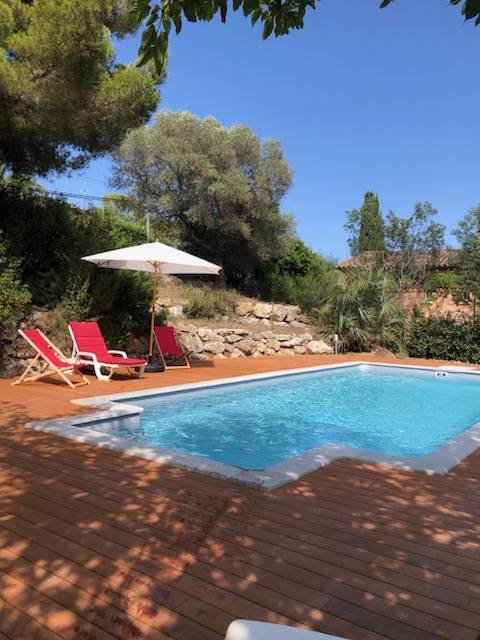Terrasse en bois Mosso sur Bormes les mimosas